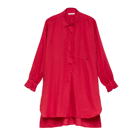 Doen Jora Linen Dress in Scarlet Size XS - Picture 3 of 11